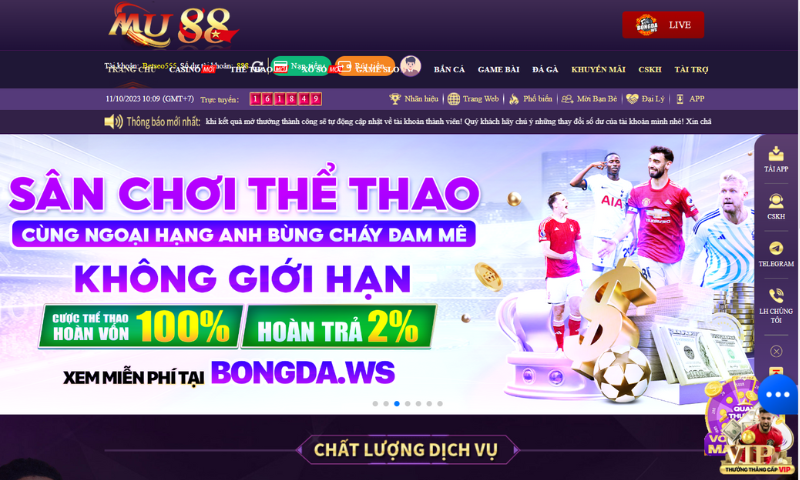 Thông Tin Chính Thức Về Nhà Cái Mu88